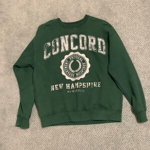green crewneck